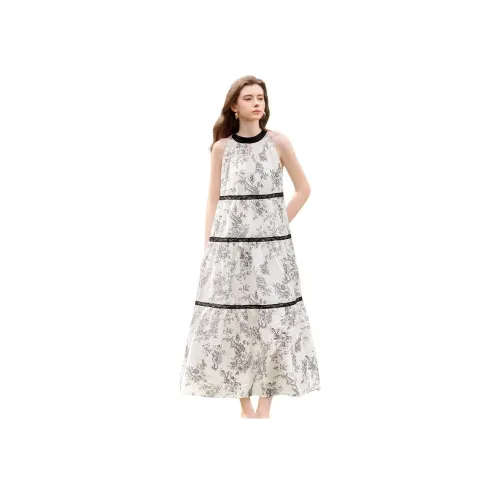 TOUCH Бежевый Фотиния Серый Женские Платья Без Рукавов