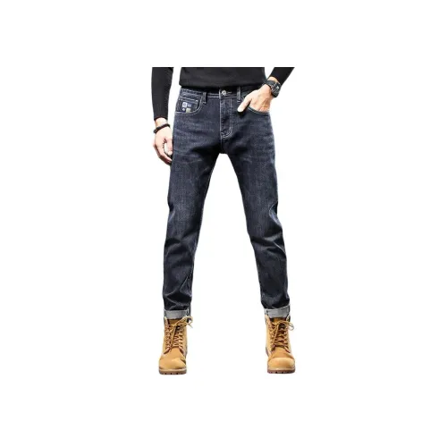 ZENGZHI Лето Джинсы Straight Fit Unisex