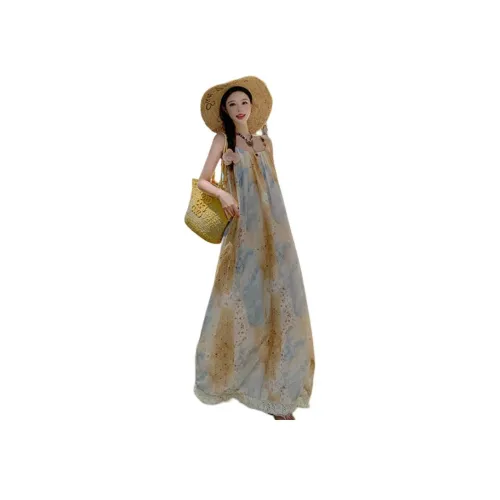 AFGGD Коричневый Женские Слиплатья