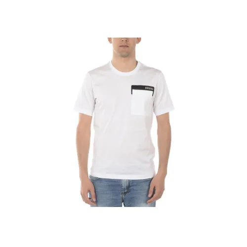 Ermenegildo Zegna Белые Мужские T-рубашки