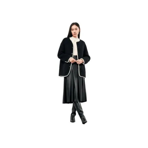 TKY SHOP Черные женские бархатные куртки
