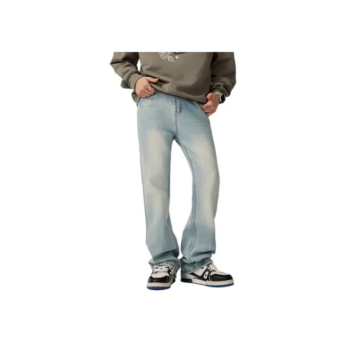 HIPHOPPUNKS Чистая вода Синий Мужские Джинсы