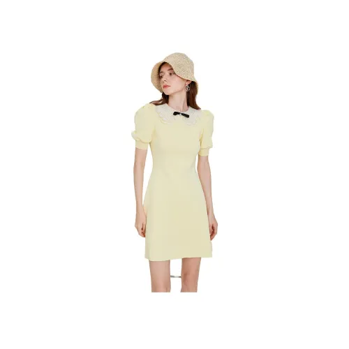 Caroline Женские Платья с Коротким Рукавом