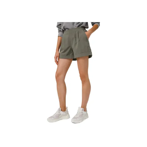 lululemon Практические спортивные шорты Play 3,5' женские зеленые серые