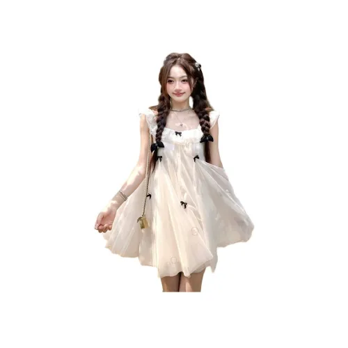 COVER TIME Короткое платье с короткими рукавами женское