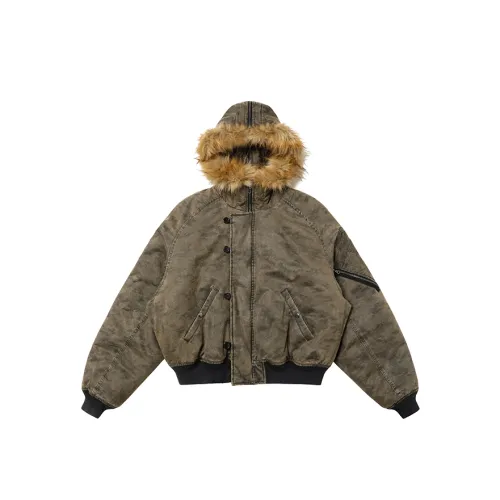 AVINMADE Скрытая текстура Камуфляж В наличии Унисекс Пуховики