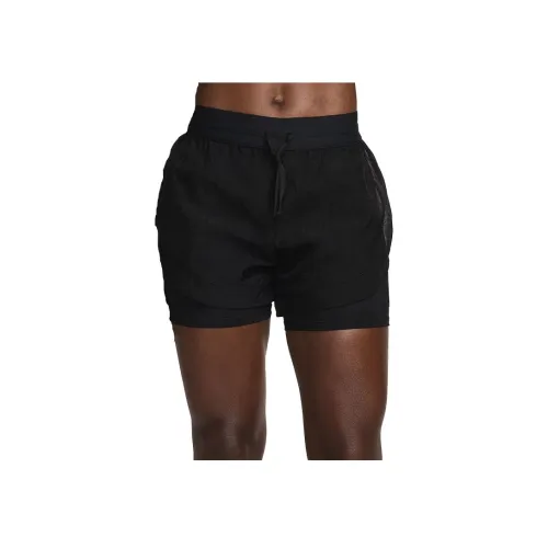 nike Dri Fit Женские MID Шаговый шов 7,5 см Бег Шорты Спортивные шорты Женские Черный