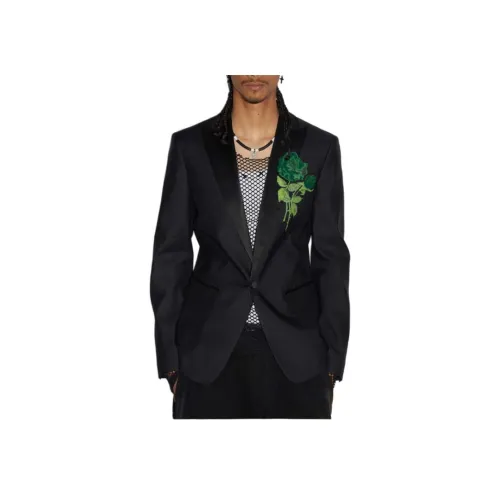 DSQUARED 2 Гот Розовый Лондон Куртка Куртки Пальто Мужской Черный