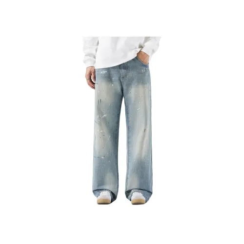Izzue Blue Unisex Jeans Izzue Синий Унисекс Джинсы