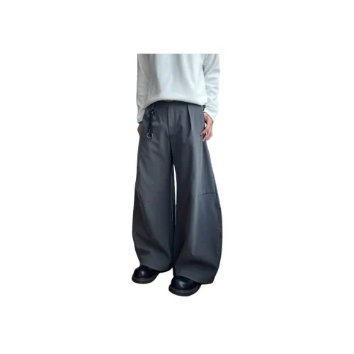SINKACME Gray Unisex Casual Pants SINKACME Серый Унисекс Повседневные Брюки