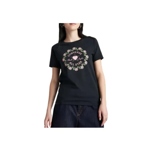 Конверс Черные Женские Футболки