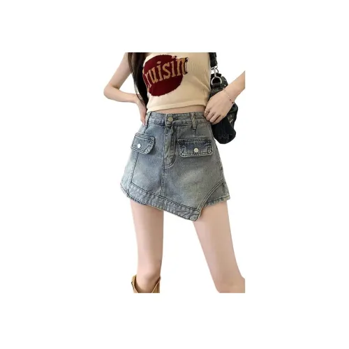 BEAR UNION Джинсовые короткие юбки Женские