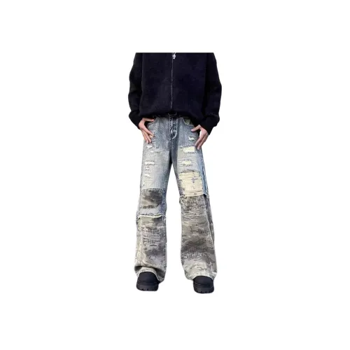 SOCKKEY Синий Унисекс Джинсы