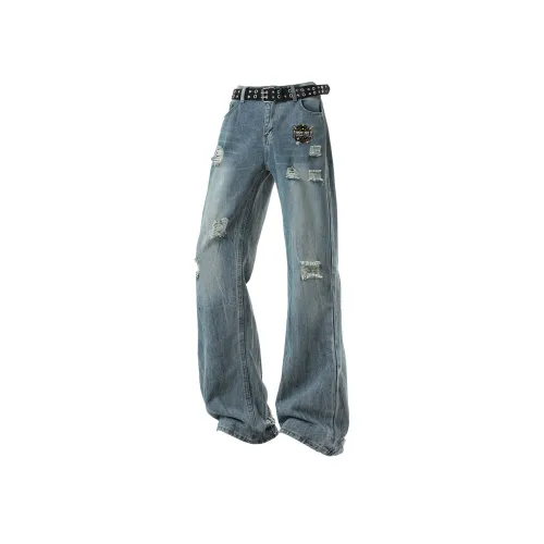 FORCEPULR Blue Unisex Jeans FORCEPULR Синий Унисекс Джинсы