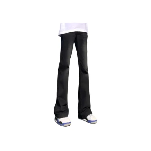 TAOKK Черный Серый Цвет Унисекс Джинсы