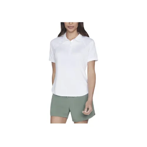 Skechers GO DRI SWIFT Поло Женское Белое