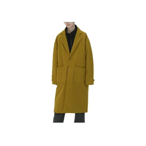 New Balance совместное брендирование Желтое Мужское Пальто