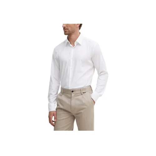 Hugo Boss Белые Мужские Рубашки