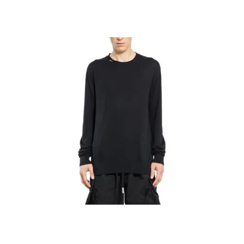 Ann Demeulemeester Черный Мужской Трикотаж