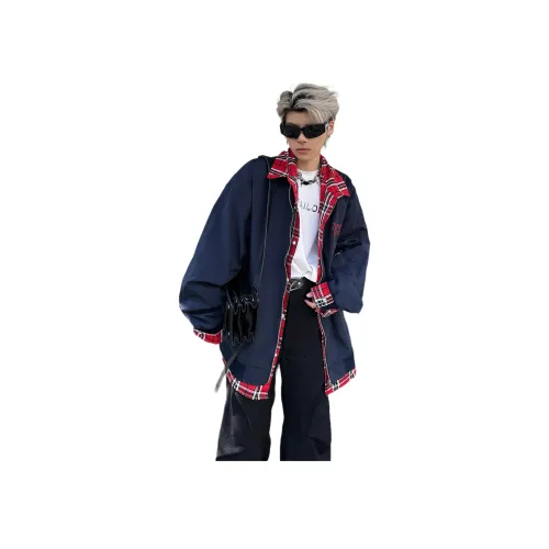 REXSHION Красная клетка Унисекс Куртки