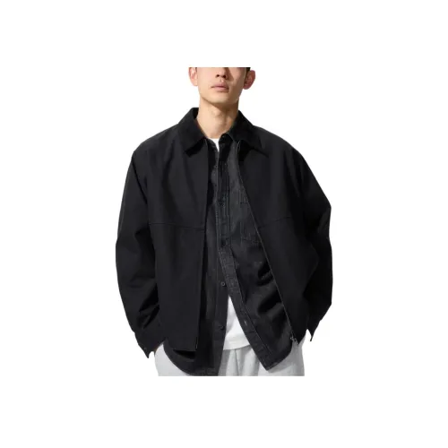 UNIQLO Мужские черные куртки