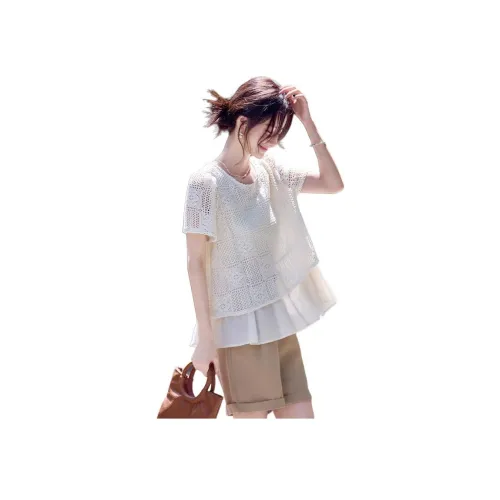 Still quiet Бежевые Женские Рубашки