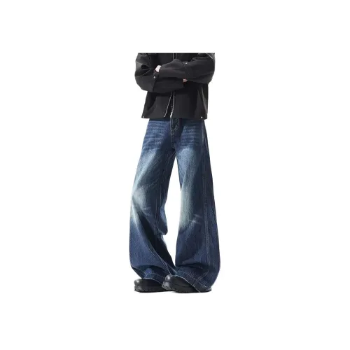 GY.VG Синие Унисекс Джинсы