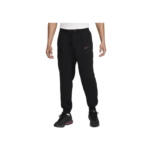 nike Dri FIT SoccerFC FW24 Barcelona Стандартный выпуск Гостевые Повседневные брюки Мужские Черные