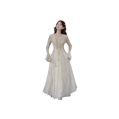 HUICUIGE Абрикос Женские Комплекты с Юбкой