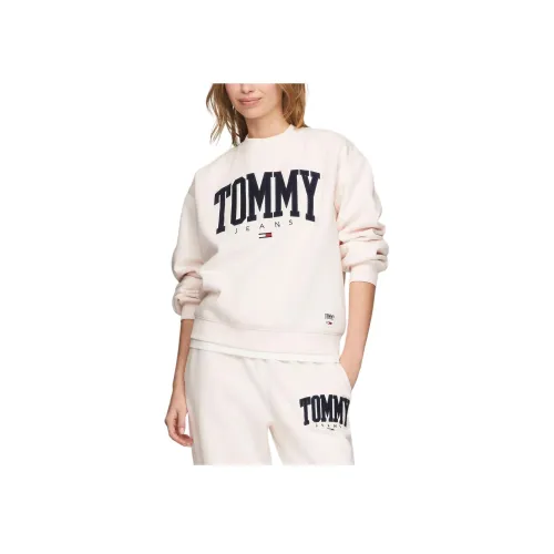 Tommy Hilfiger SS24 VARSITY Логотип Свитшот Женский Светло-Розовый
