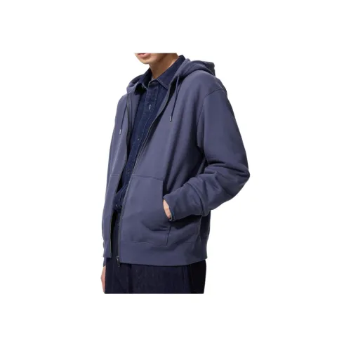 UNIQLO Морской синий Унисекс Толстовки