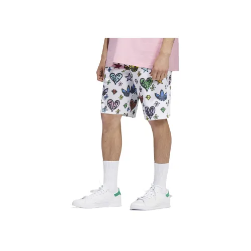 Adidas Originals JEREMY SCOTT MONOGRAM Повседневные шорты Унисекс Белый