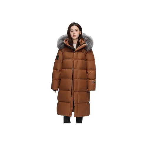 YABAOBAO Кофе Женские Пуховики