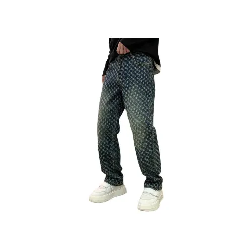 FAIRWHALE Винтажные синие унисекс джинсы