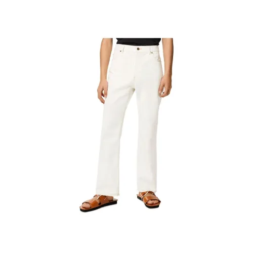 LOEWE Совместное издание Paula's Ibiza 2022 Белый Мужской Джинсы