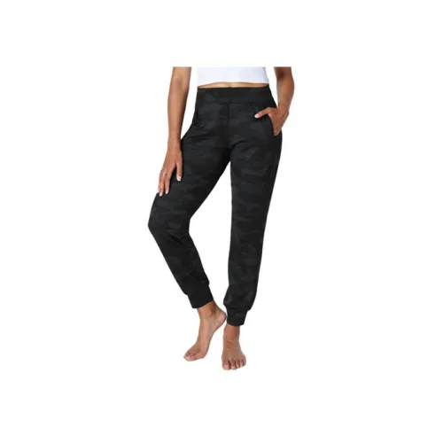 Sweaty Betty Вязаные спортивные брюки женские Ultra черный камуфляж с принтом