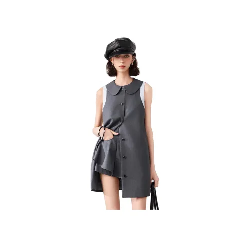 JORYAweekend Без рукавов Платье Женское Серое