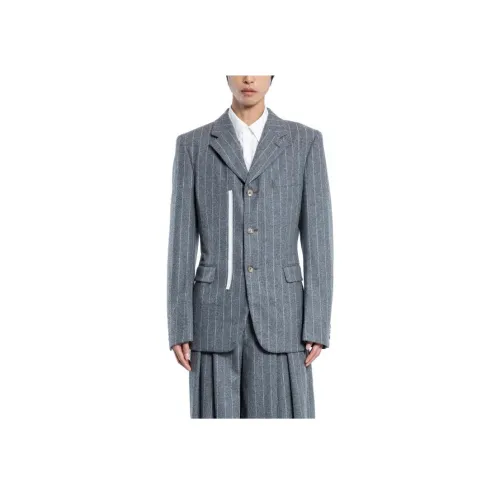 COMME Des GARCONS HOMME PLUS Серый Мужской Деловой Костюм