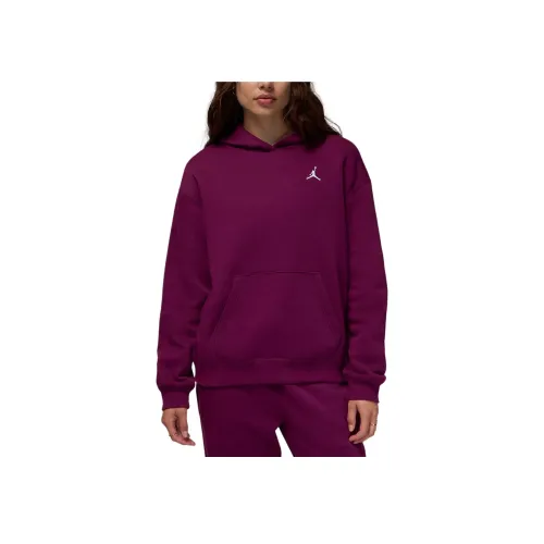 Jordan Brooklyn Fleece Толстовка Женская Бордо Красный