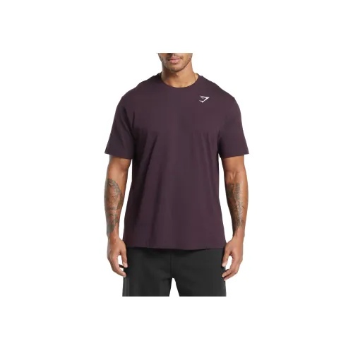 GYMSHARK T-Shirt Мужской Plum Brown