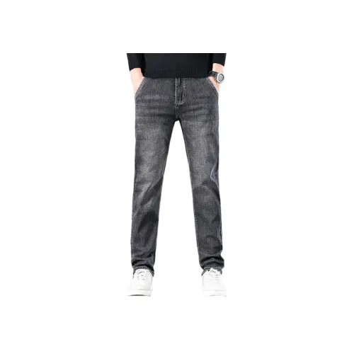 JEEP Дымчато-серый Мужские Джинсы