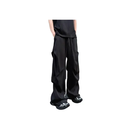 YOULIN Черные Унисекс Повседневные Брюки