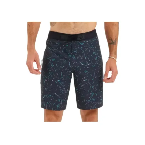 DECATHLON x JEYKILL OLAIAN Surf Boardshort Стандарт 900 Пляжные шорты Мужские Черные