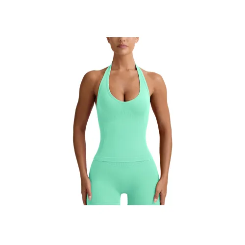 OH POLLY Мятно-зеленые женские майки