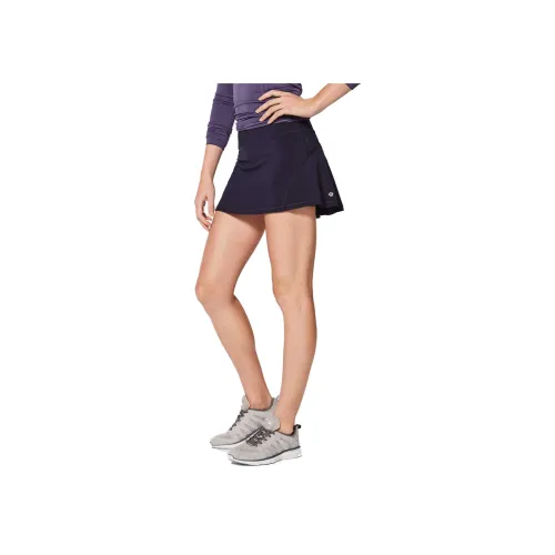 lululemon Circuit Breaker Повседневная короткая юбка Женская Темно-синяя