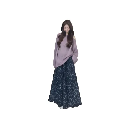 FINDSME GAGA Фиолетовый Женские Комплекты с Юбкой