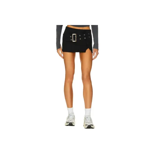 SUPERDOWN Cadha Belted Mini Skirt Повседневные короткие юбки Женские