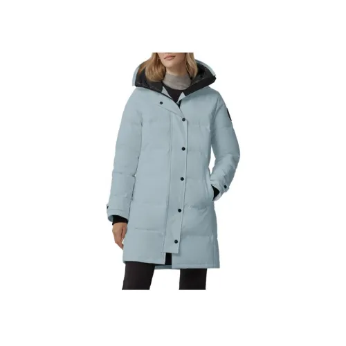 Canada Goose пуховик PARKA пальто женские синий