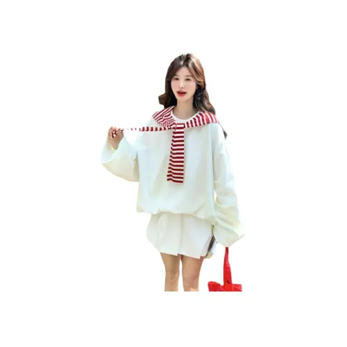 BVODE Белый Женские Комплекты с Юбкой