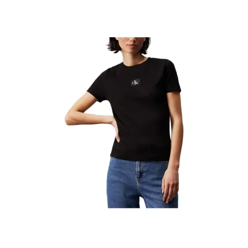 Calvin Klein T-Shirt Женская Черная Европейская версия